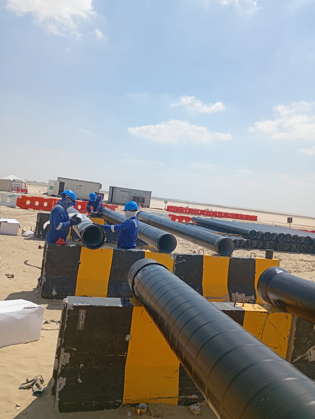 Water Network at Al Asheesh - Site Progress 2